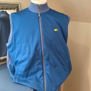 Like New! MASTERS by Peter Millar full zip wind/sweater vest.